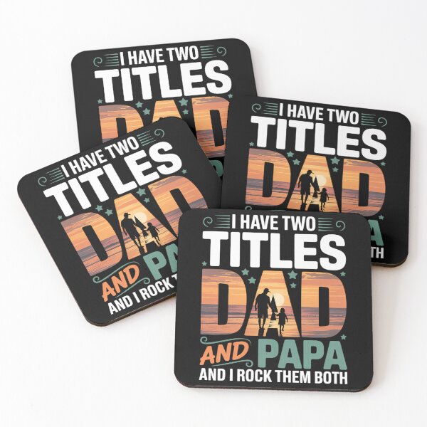 Item preview, I have two titles And Papa And I Rock Them Both Father's Day designed and sold by brynatshop.