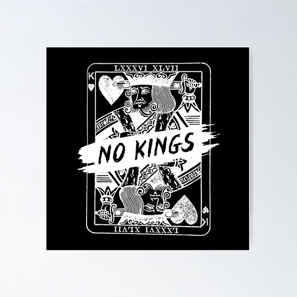 Item preview, No Kings - Subtle Anti-Trump - 8647 designed and sold by Anarkiss-Exe.