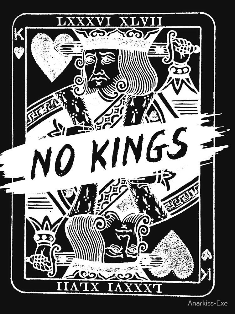 Imagen 7 de 7, Camiseta clásica con la obra Sin reyes - Sutil anti-Trump - 8647, diseñada y vendida por Anarkiss-Exe.