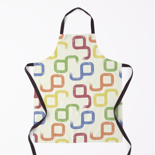 Item preview, Retro Geometric Pattern – Colorful Seamless 70s Design with Grunge Texture designed and sold by CgkX.