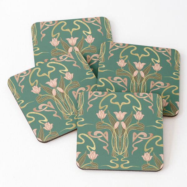 Item preview, Art Nouveau Serene Blossom Forest Grove designed and sold by susycosta.