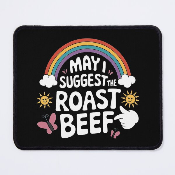 Item preview, Rainbow Roast Beef Funny Art for Food Lovers designed and sold by love3617.