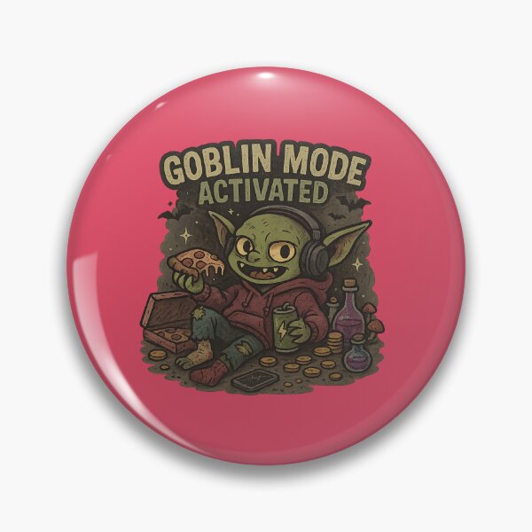Item preview, Goblin Mode Activated - Raspberry designed and sold by Moss & Mischief.