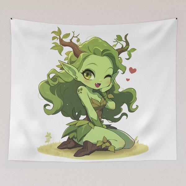 Item preview, Cute Dryad DnD designed and sold by bapupa.