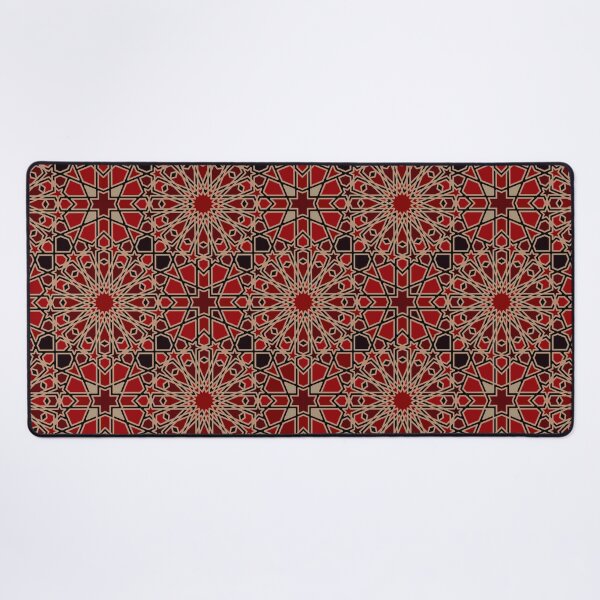 Item preview, Red and Black Mosaic, Moroccan Beauty designed and sold by Tarjiart.
