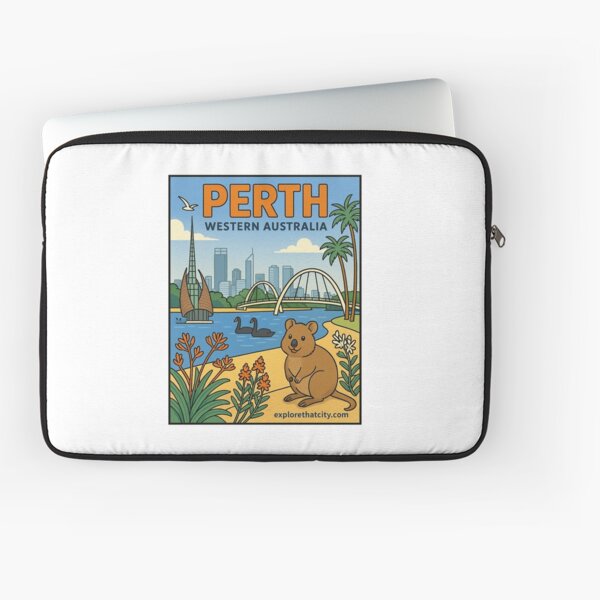 Item preview, Perth, Western Australia – Retro Travel Design designed and sold by Explore That City.
