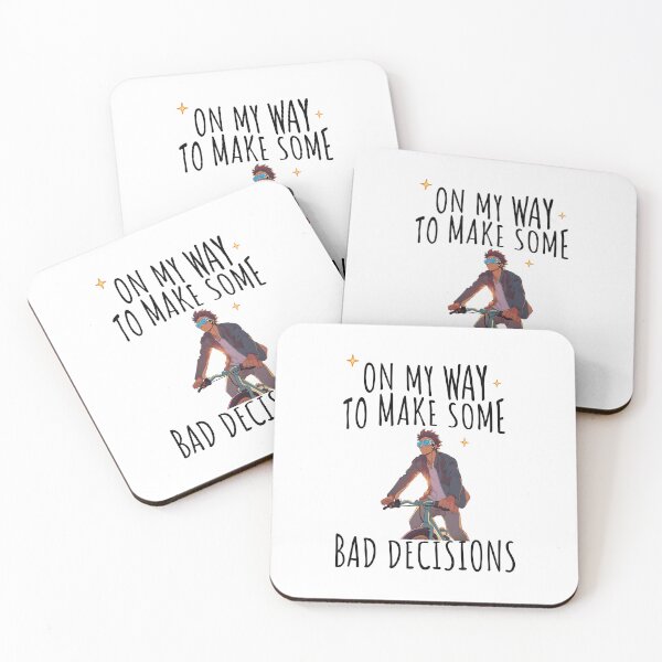 Item preview, On My Way to Make Some Bad Decisions – Funny, Sarcastic Quote Design designed and sold by prinnt.