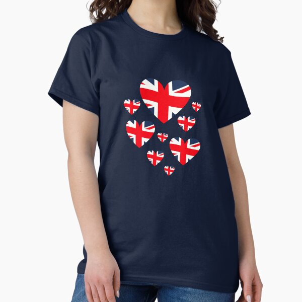 Item preview, British Hearts Flag  designed and sold by Minimalismat.