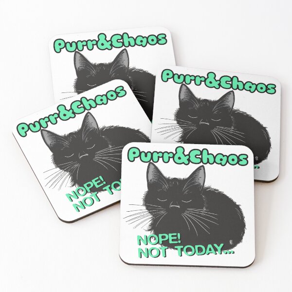Item preview, Purr & Chaos - nope not today designed and sold by maggiehuth.