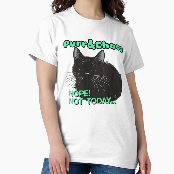 Item preview, Purr & Chaos - nope not today designed and sold by maggiehuth.