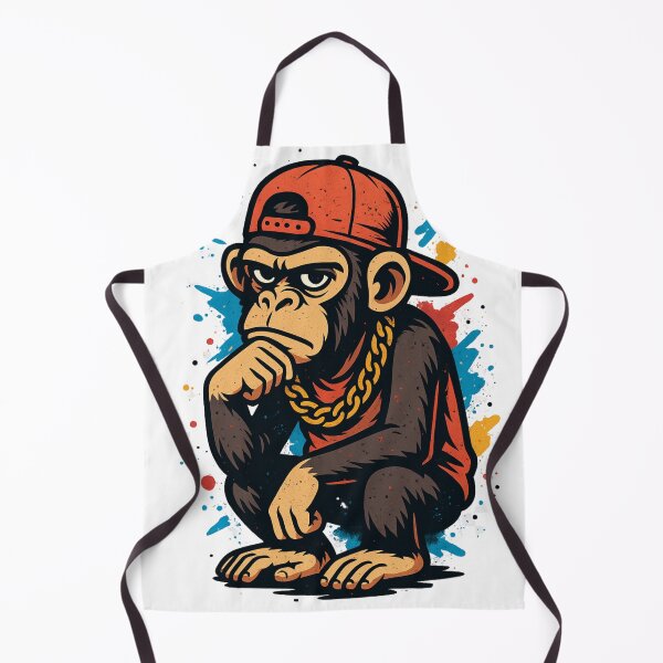 Item preview, Monkey Thinker – Street Style Hip-Hop Philosopher designed and sold by VIBE CRAFT STUDIO.