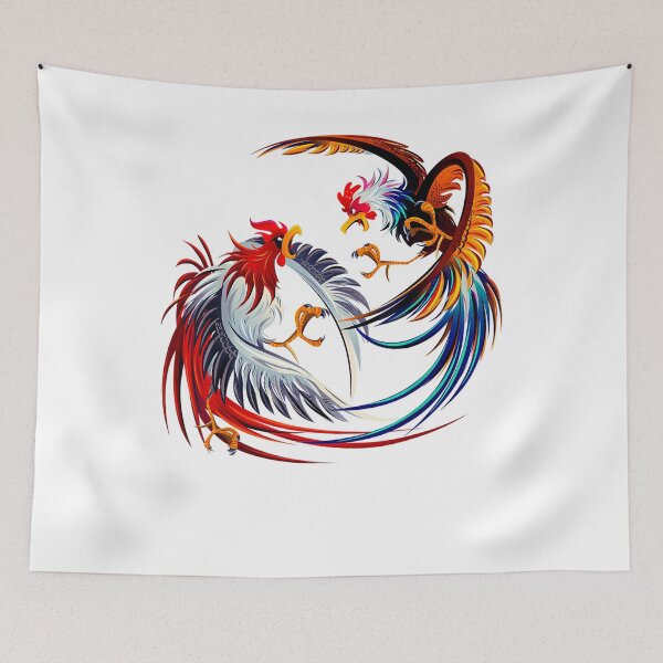 Item preview, Vintage Gamecock Duel – Artistic Rooster Fight Illustration  designed and sold by waelhassan.