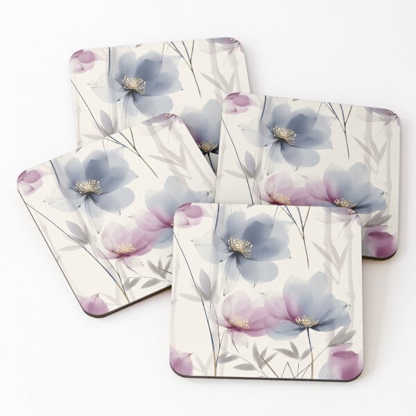 Item preview, Veil Petals – Translucent Blooms in Poetic Harmony designed and sold by Moisky Patterns.