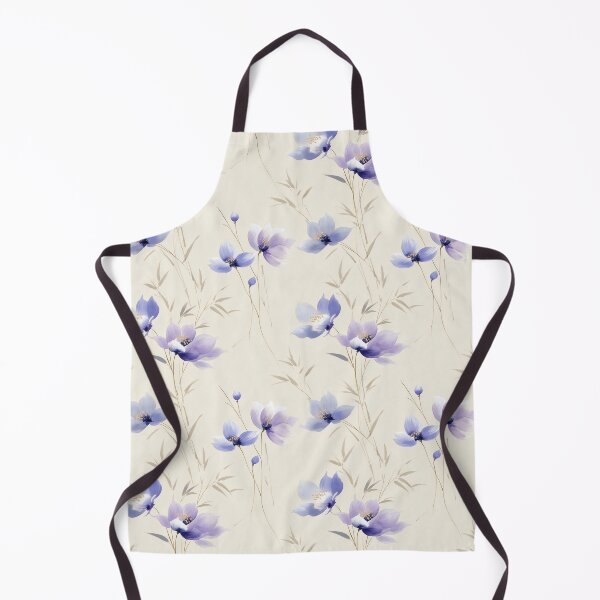 Item preview, Whispering Lilacs – Soft Blue Florals in Gentle Bloom designed and sold by Moisky Patterns.