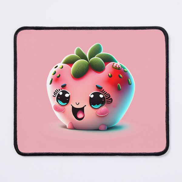 Aperçu de l'œuvre Fruit mignon - Blush à la fraise créée et vendue par UmamiDesigns.