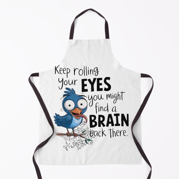 Item preview, Funny Bird Eye Roll Quote | Sarcastic Cartoon Bird Design | Keep Rolling Your Eyes You Might Find a Brain Back There designed and sold by sornchai4917.