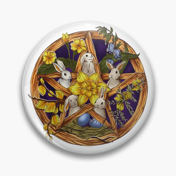 Item preview, Ostara Pentacle designed and sold by TheMoonlightShop.