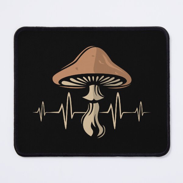 Item preview, Forest mushrooms with a heartbeat - nature and outdoor love designed and sold by AndreMi.