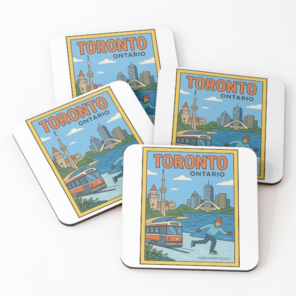 Item preview, Toronto, Ontario – Retro Travel Design designed and sold by Explore That City.
