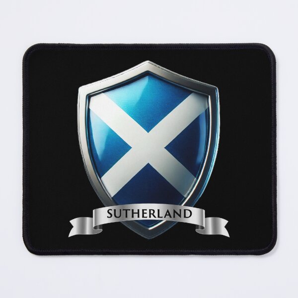 Item preview, Sutherland Scottish Flag Shield Honor Born of the Highlands designed and sold by Highlandkings.