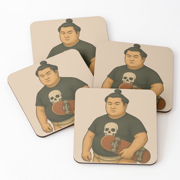 Item preview, Sumo Skull – Punk on Four Wheels designed and sold by AleTot.