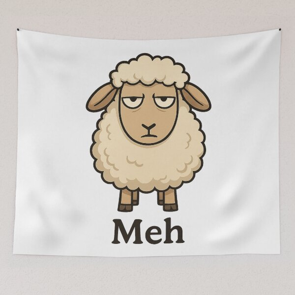 Item preview, Meh Sheep designed and sold by Mjonkey.
