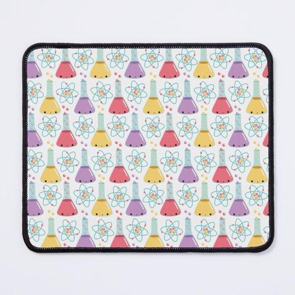 Item preview, kawaii chemistry - cute science lab flasks and atoms designed and sold by Becca Alessi.