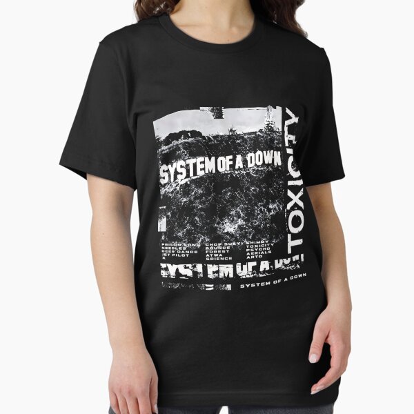 System Of A Down T Shirt Toxicity Band Logo Nero Ufficiale Uomo - Foto 10