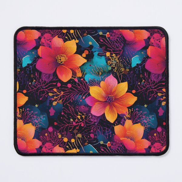 Artikelvorschau, Florale Fusion im Memphis-Stil entworfen und verkauft von Designbes.
