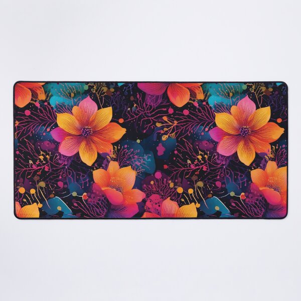 Artikelvorschau, Florale Fusion im Memphis-Stil entworfen und verkauft von Designbes.
