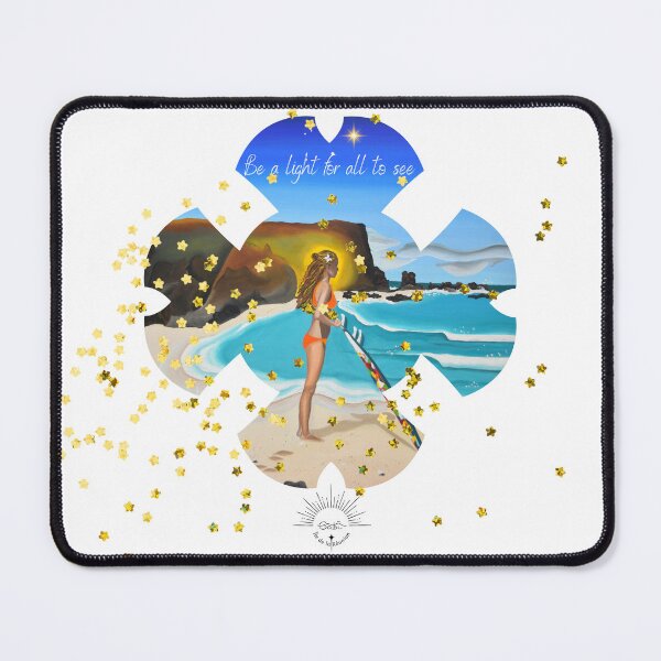 Item preview, surf girl, tropical beach designed and sold by GabiVitryArt.