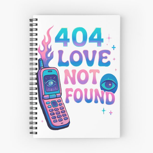 Item preview, 404 Love Not Found – Vaporwave Glitch Aesthetic designed and sold by SpicyGraphicArt.