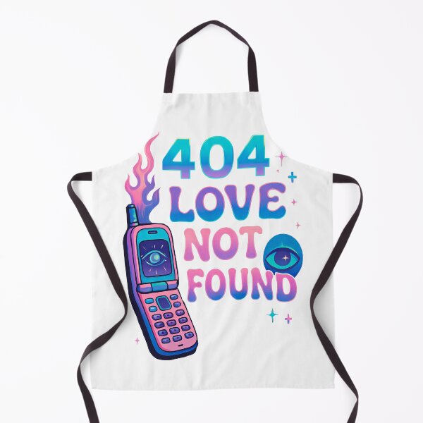 Item preview, 404 Love Not Found – Vaporwave Glitch Aesthetic designed and sold by SpicyGraphicArt.