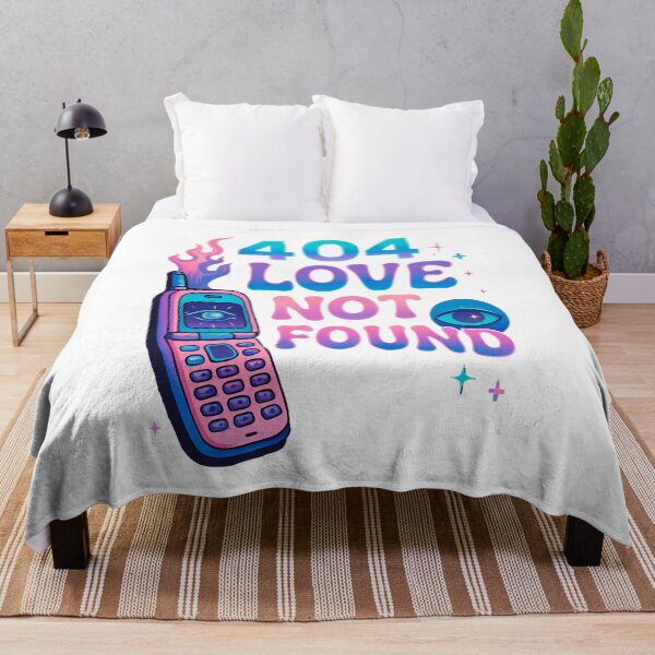 Item preview, 404 Love Not Found – Vaporwave Glitch Aesthetic designed and sold by SpicyGraphicArt.