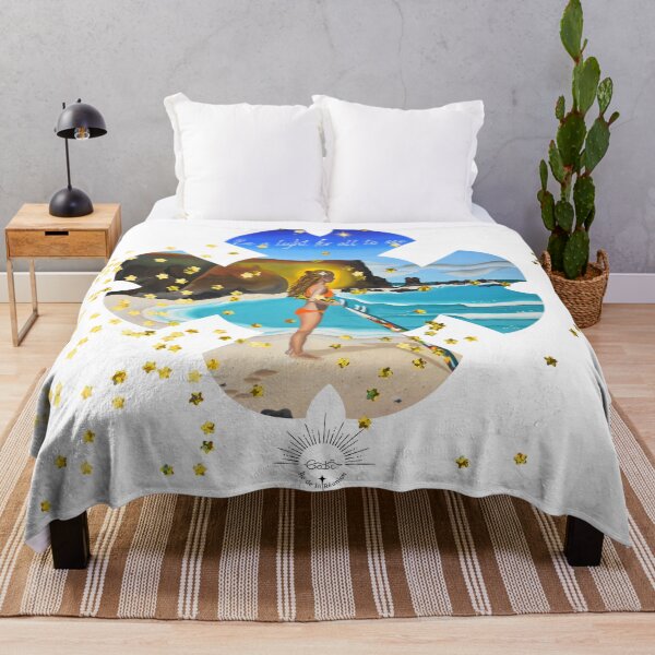 Item preview, surf girl, tropical beach designed and sold by GabiVitryArt.