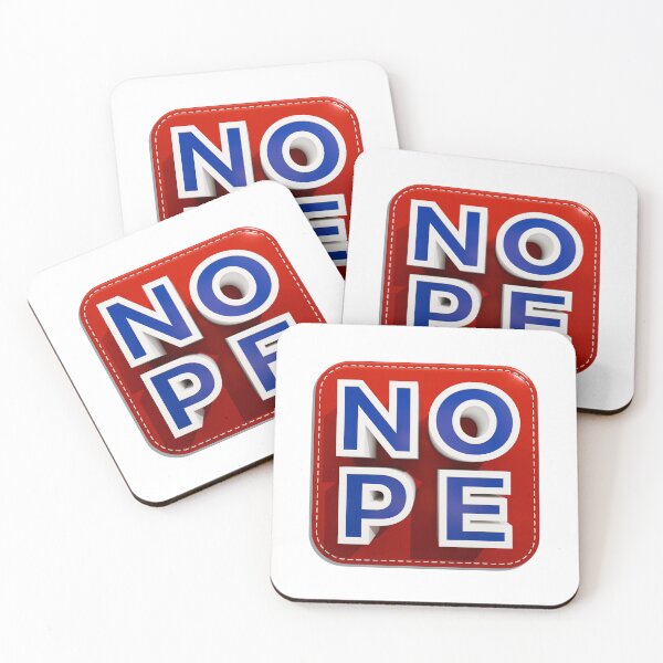 Item preview, NOPE Typography designed and sold by trepiu.
