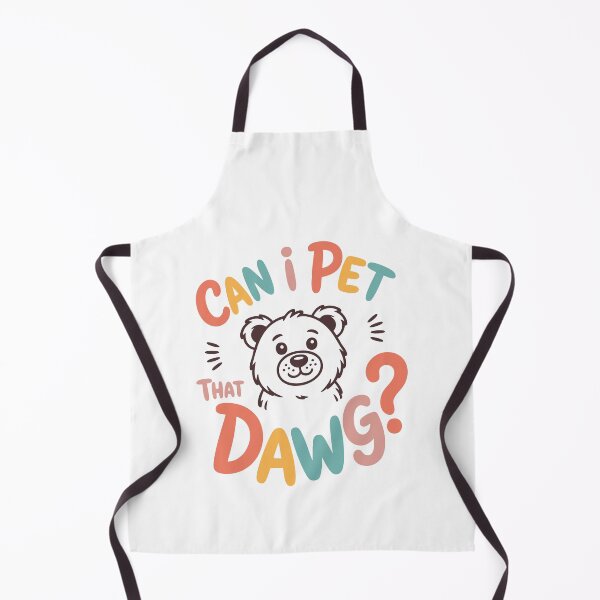 Item preview, Can I Pet That Dawg? – Cute Bear Dog Doodle Colorful designed and sold by GosiaArtGarden.