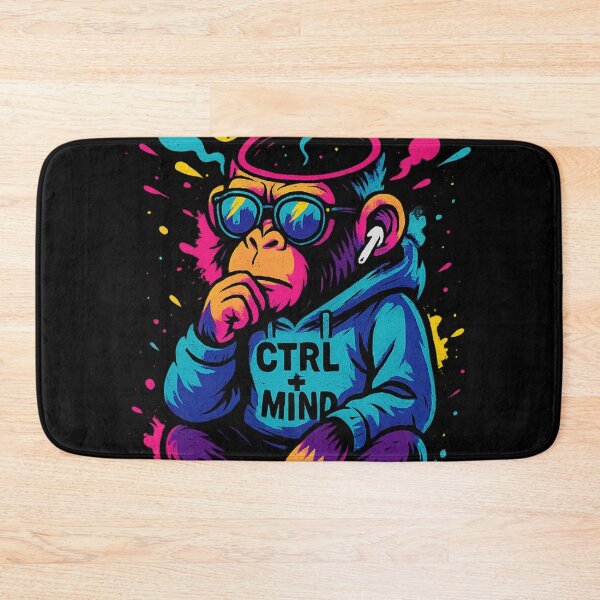 Item preview, Monkey Thinker – Digital Mind Control and Social Feels designed and sold by VIBE CRAFT STUDIO.