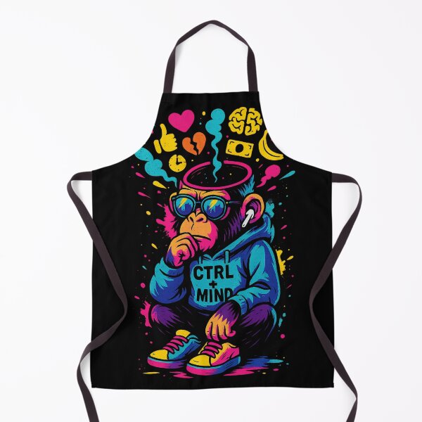 Item preview, Monkey Thinker – Digital Mind Control and Social Feels designed and sold by VIBE CRAFT STUDIO.