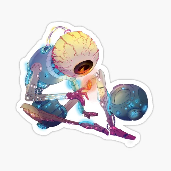 Glowing Eye Art Stickers for Sale | Redbubble