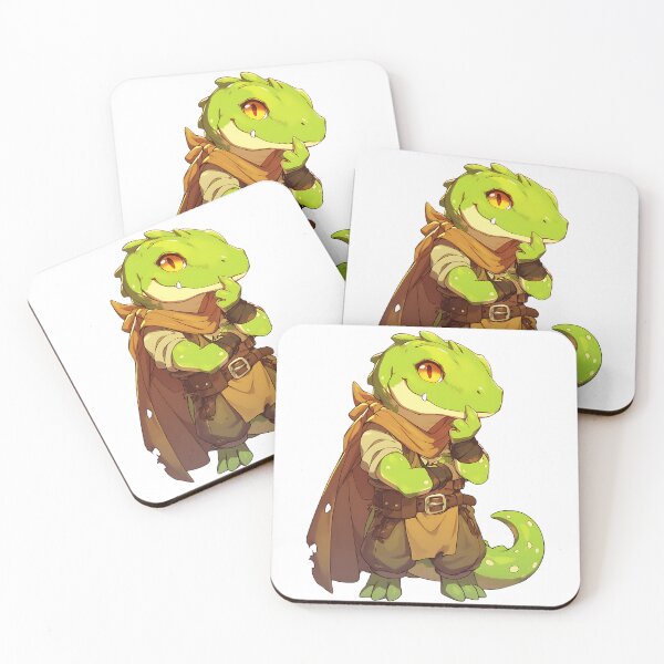 Item preview, Cute Lizardfolk DnD designed and sold by bapupa.