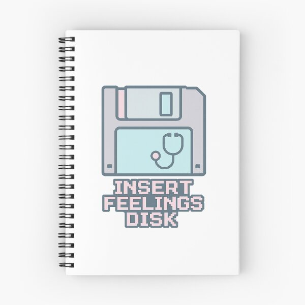Item preview, Insert Feelings Disk Sticker – Retro Tech Aesthetic Vaporwave Design designed and sold by HAFIZ-DP.