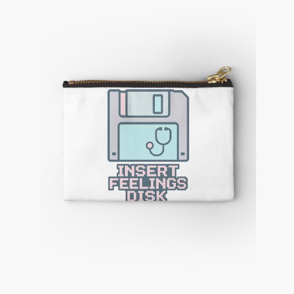 Item preview, Insert Feelings Disk Sticker – Retro Tech Aesthetic Vaporwave Design designed and sold by HAFIZ-DP.
