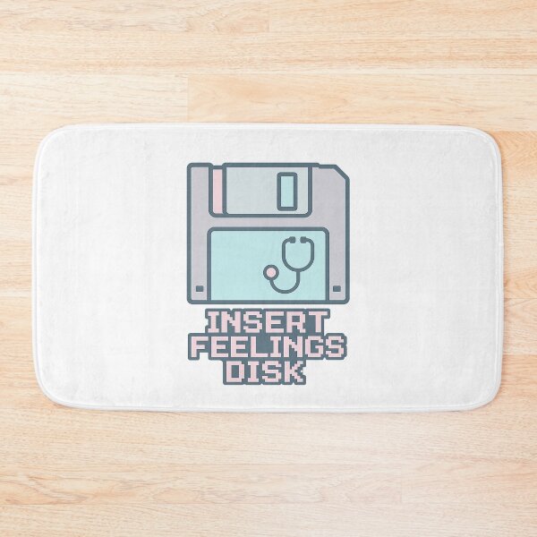 Item preview, Insert Feelings Disk Sticker – Retro Tech Aesthetic Vaporwave Design designed and sold by HAFIZ-DP.
