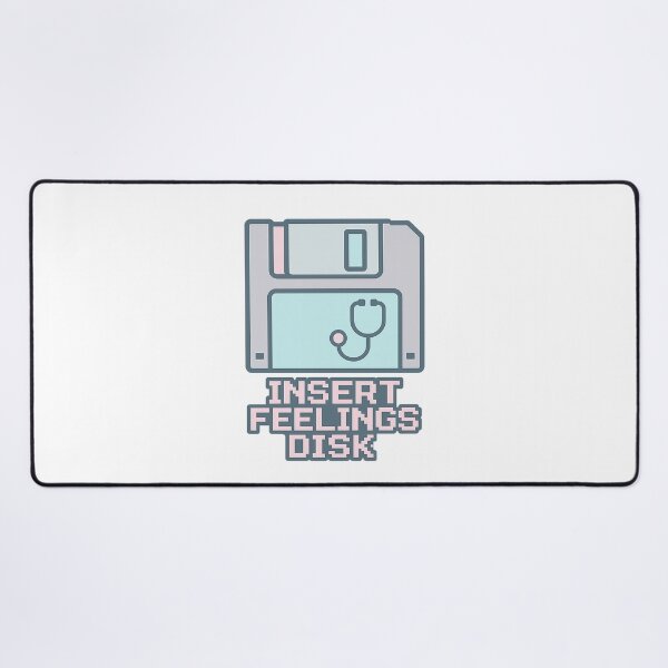 Item preview, Insert Feelings Disk Sticker – Retro Tech Aesthetic Vaporwave Design designed and sold by HAFIZ-DP.