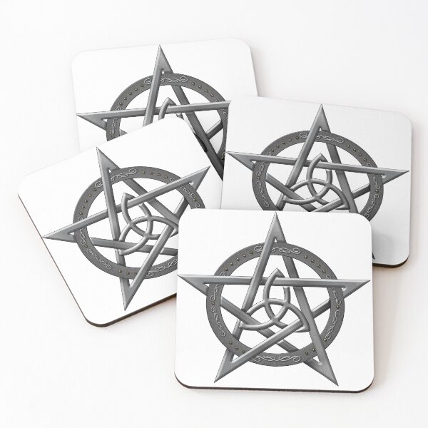 Item preview, Pentacle in triquetra designed and sold by TheMoonlightShop.