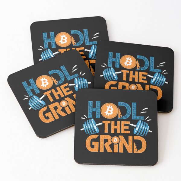 Item preview, Hodl the grind, bitcoin crypto fitness designed and sold by NoetherSym.