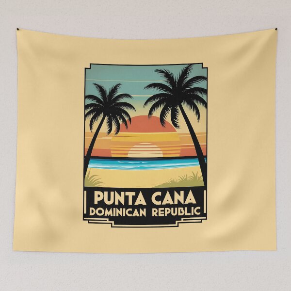 Item preview, A Vintage Travel Illustration of Punta Cana - Dominican Republic designed and sold by GoodOldVintage.