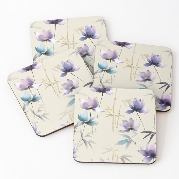 Item preview, Bamboo Petals – Lavender Blooms in Harmony designed and sold by Moisky Patterns.