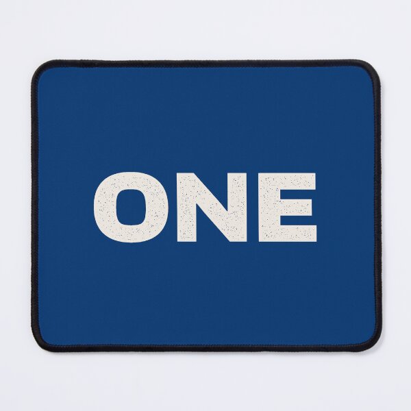 Item preview, 'One' Stamp Effect Typography designed and sold by trepiu.